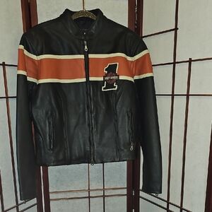 Women's Harley-Davidson Victory Lane Leather Motorcycle Jacket